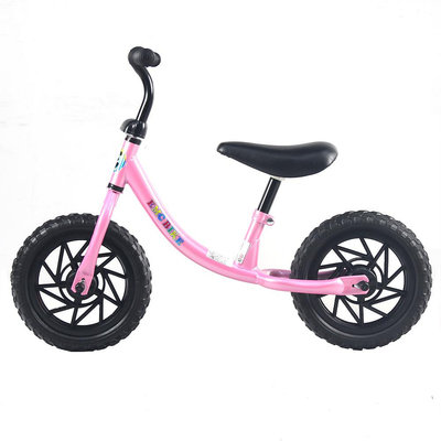 崴寶貝WeBaby-KjLong 12吋兒童滑步平衡車(粉紅)-滑步車