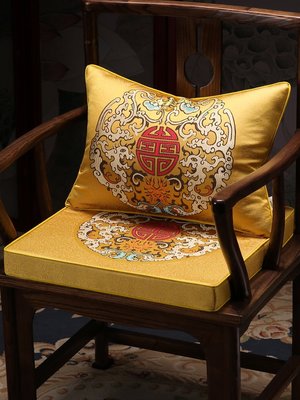 中式椅子墊靠墊乳膠墊餐椅墊高檔紅木家具坐墊太師椅茶椅座墊定制~特價