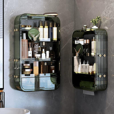 免打孔品置物架衛生間墻面上壁掛式收納架廁所浴室收納盒