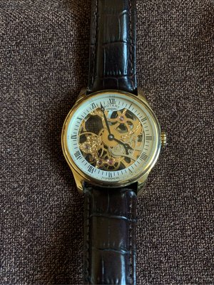 Rotary 鏤空機械錶，錶面42mm