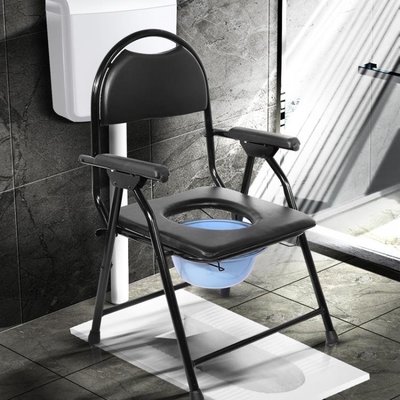 熱銷 加固老人坐便椅家用大便椅子病人行動馬桶摺疊孕婦坐廁蹲坑坐便器 HEMM9841