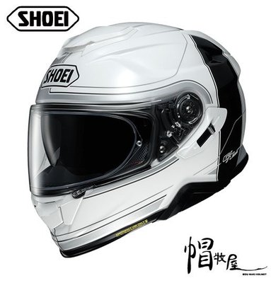 【帽牧屋】日本 SHOEI GT-AIR II CROSSBAR TC-6 全罩安全帽 公司貨 內置墨片 透氣 黑/白