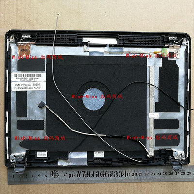 電腦零件聯想 Thinkpad Edge E145 E130 E135 A殼 屏幕后蓋外殼 黑紅色筆電配件