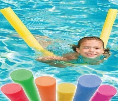 [休閒時尚] 實心水中浮條 浮力棒 游泳棒 150cm x 7cm PE 耐用 顏色隨機出 2根以上運費150