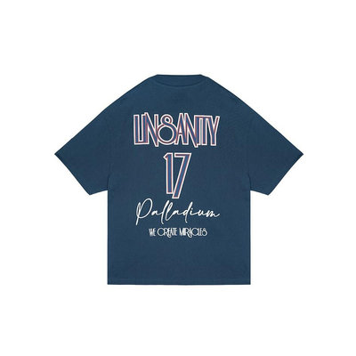 【RTG】PALLADIUM JEREMY LIN NO. 17 TEE T恤 海軍藍 林書豪 男 109347-478