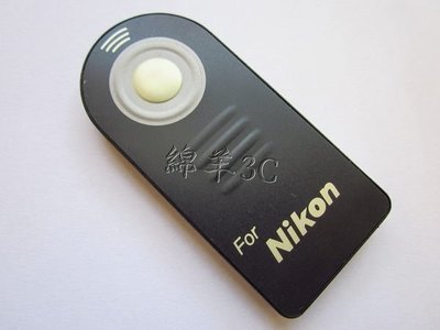 Nikon ML-L3 紅外線遙控器 D5100 D5000 D3200 D3000 D600 D7000 P7100