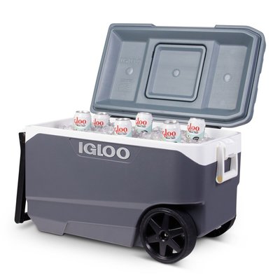 💓好市多代購/可協助售後💓 Igloo美國製85公升MaxCold 滾輪式冰桶 34841 冰塊滿載下可連續保冷五天