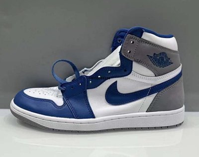 Air Jordan 1 High OG "True Blue" 真藍 白灰藍 運動 男鞋DZ5485-410