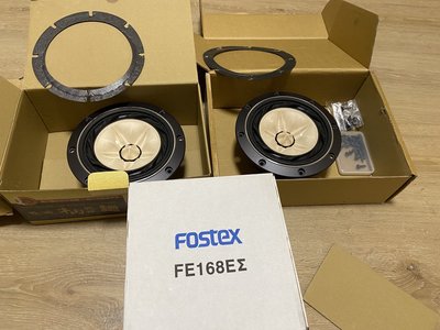 Fostex FE168E 加網罩及低音孔 6.5吋 單體