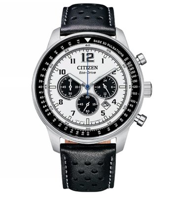 CITIZEN 星辰( 熊貓版)亞洲限定款 光動能計時手錶 CA4500-32A /43mm