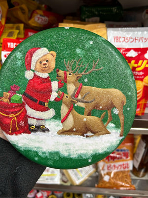 香港珍妮小熊曲奇奶油四味餅乾 320g 現貨 聖誕節包裝