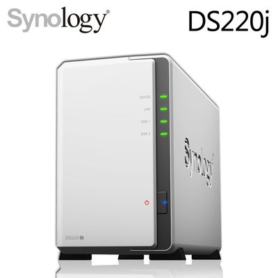 ~協明~ Synology 群暉科技 DiskStation DS220j 2Bay NAS