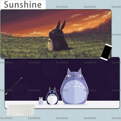 [Sunshine]宮崎駿龍貓動漫周邊電腦筆記本桌墊可愛辦公ins風超大日式滑鼠墊