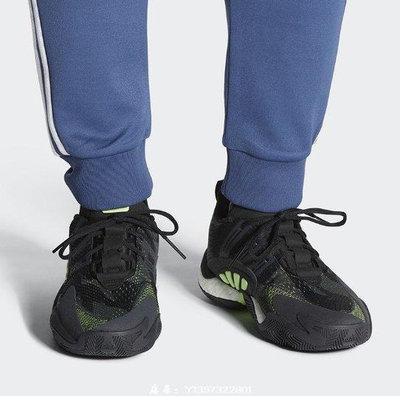 Adidas Crazy BYW X 2.0Boost 經典 防滑 低幫 舒適 黑綠 運動 慢【ADIDAS x NIKE】