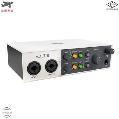 Universal Audio 美國 VOLT 2 專業 USB 錄音介面 網路直播主 宅錄音 混音 收音 監聽 音樂