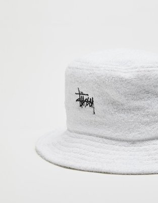 【STUSSY】Graffiti Terry Bucket Hat 毛巾布漁夫帽