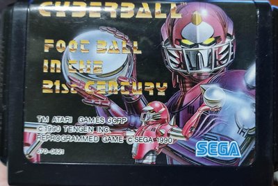 SEGA-MD卡帶 機器人美式足球(實機測試-日版卡-注意說明)