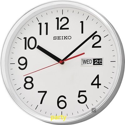 嚴選時計屋【SEIKO】日本 精工 SEIKO 時鐘 掛鐘 亮銀框白底黑字 QXF104 / QXF104S