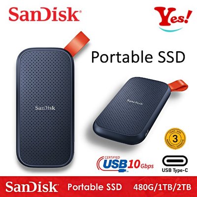 【Yes！公司貨】SanDisk Extreme Protable SSD TypeC USB-C 2TB 行動固態硬碟