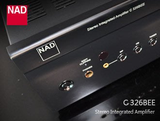 【風尚音響】英國 NAD C 326BEE  綜合擴大機  （展示機 音響福利品 近全新）
