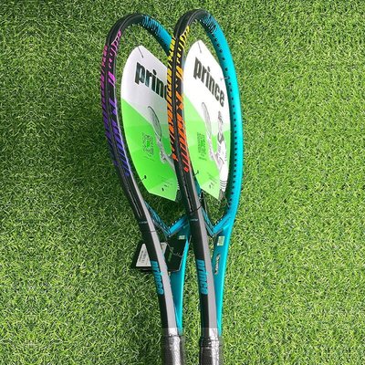 （網球拍）Prince王子新品網球拍7T53R Vortex系列專業全碳素男女單人V型拍     新品 促銷簡約