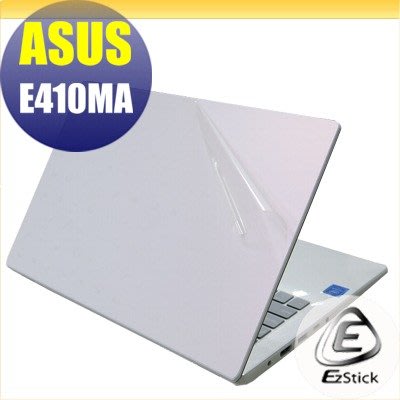【Ezstick】ASUS E410 E410MA 二代透氣機身保護貼(含上蓋貼、鍵盤週圍貼)DIY 包膜