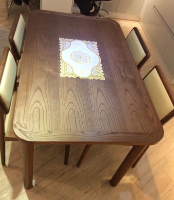 美國梣木 餐桌 餐椅(1桌4椅)德浦家具