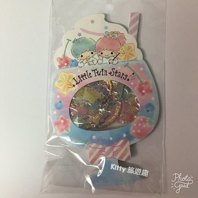 [Kitty 旅遊趣] Kikilala 貼紙 造型貼紙 雙子星 大耳狗 甜點 有兩款