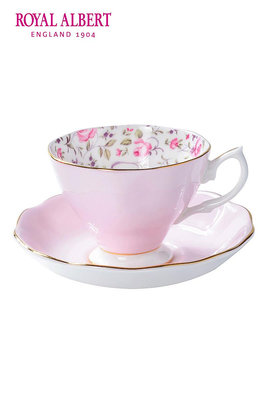 廠家出貨Royal Albert皇家阿爾伯特玫瑰滿花骨瓷咖啡杯碟英式茶具歐式奢華