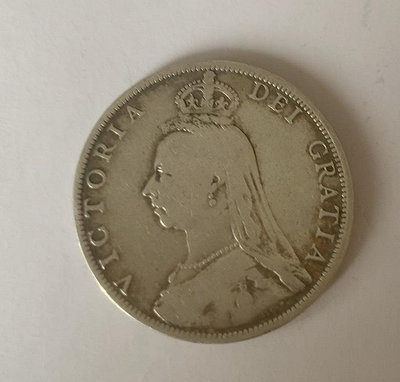 1889英國 維多利亞 銀幣【店主收藏】27697