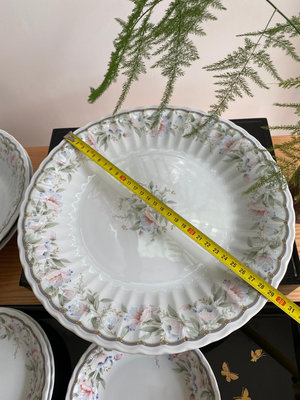 日本鳴海Narumi盤子，大缽體，湯盆，小碗.
