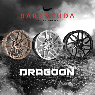 【廣明輪胎】BARRACUDA 型號:DRAGOON 19/20吋鋁圈 旋壓 全車系