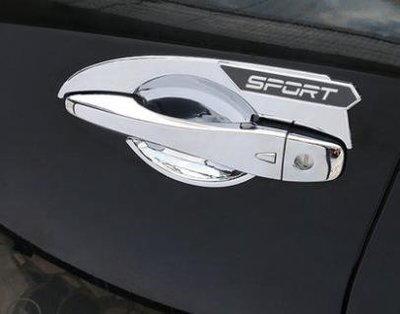 專用於車門把手貼日產18款Nissan  TEANA改裝門碗內拉手裝飾防刮汽車用品把手貼