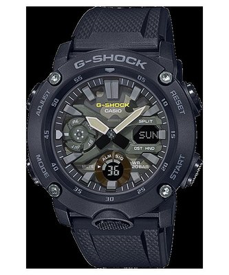CASIO手錶公司貨 G-SHOCK絕對強悍GA-2000SU-1A  碳纖維核心防護構造GA-2000