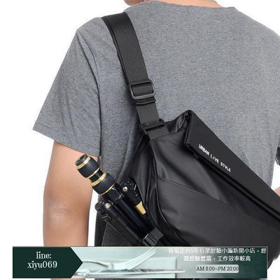 【現貨】胸包 斜挎包 側背包 NIID R1同款超能裝胸包腰包抖音超火時尚男士斜挎包運動機能肩包8