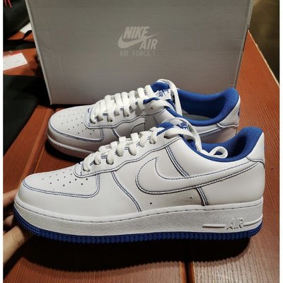 【正品】全新 耐克Nike Air Force 1 07 白藍 縫線 休閒 CV1724-101 現貨慢跑鞋