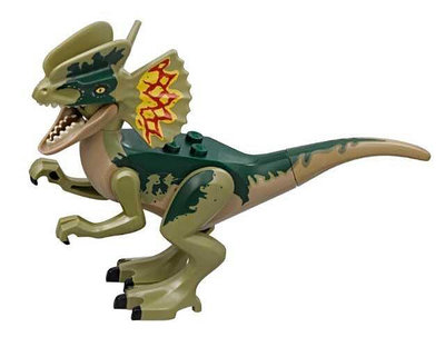 眾誠優品【上新】LEGO 樂高 動物 侏羅紀 恐龍 DILO01 DILO02 雙脊龍 75931 LG740