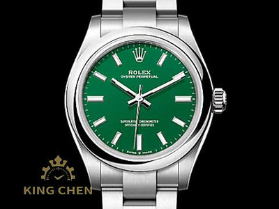【金宸名錶】ROLEX 勞力士 Oyster Perpetual 31 蠔式恆動型 277200 自動上鍊 不鏽鋼 綠色錶面  TG379