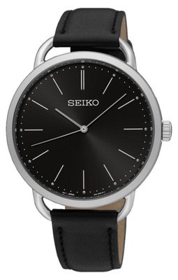 SEIKO 精工 CS系列 都會簡約腕錶-黑/6N01-00A0D(SUR233P1)