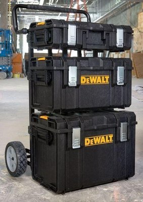 東方不敗 全新大全套3種DEWALT 得偉硬漢系列工具箱 收納箱(DS150+DS300+DS400)附推車