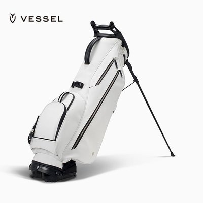 現貨熱銷-VESSEL 新款高爾夫球包超輕皮革輕便支架包袋男女7寸4格2.18kg (null)