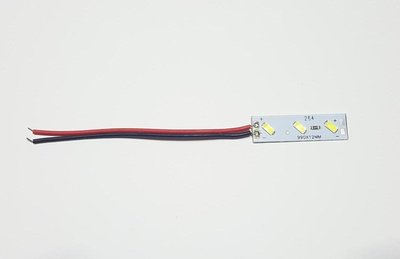 瘋~全新 12V 超亮 LED  已帶紅黑短線 5630 硬燈條 4cm 3顆 白光 燈箱 化妝櫃 燈管維修 DIY