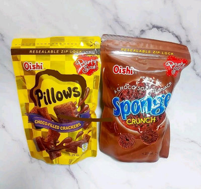 oishi 枕頭餅乾 oishi pillow 一次出貨5包 大包裝 150g  可可脆餅 爆漿巧克力風味