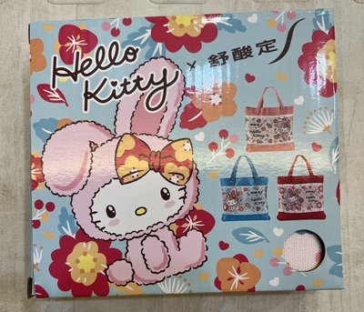 [全新] Hallo kitty 兔子 帆布 提袋 手提包 包包 購物袋 環保袋 袋子 *舊愛二手*