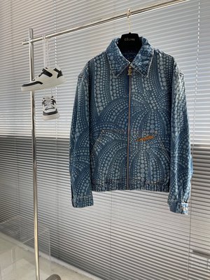 『RP精品』Louis Vuitton 路易威登LV 草間彌生聯名 南瓜波點 牛仔外套 夾克