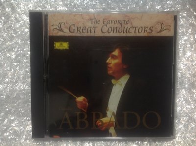 ～拉奇音樂～The Favorite Great Conductors / Claudio Abbado 全新未拆封