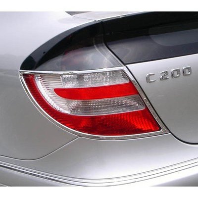 【JR佳睿精品】01-04 Benz 賓士 C200 C230 Coupe W203 鍍鉻後燈框 尾燈框 改裝精品配件