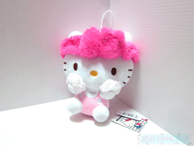 {就是愛二手} HELLO KITTY 凱蒂貓-洗臉款系列 絨毛玩偶 6英吋 全新~