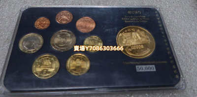 奧地利 2003-08年  8枚套 含一枚克朗型紀念章 錢幣 銀幣 紀念幣【悠然居】52