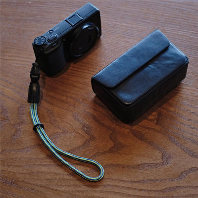 cam-in 相機包牛皮理光GR黑卡卡片相機器材數碼便攜包真皮收納包